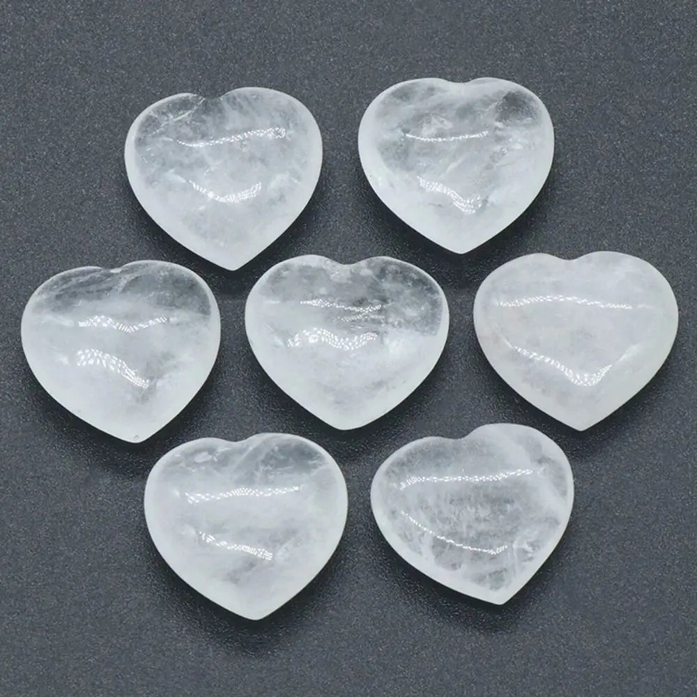 Heart-Shaped Crystal Stone | 20mm Polished Gemstone | Pocket Crystal Gift