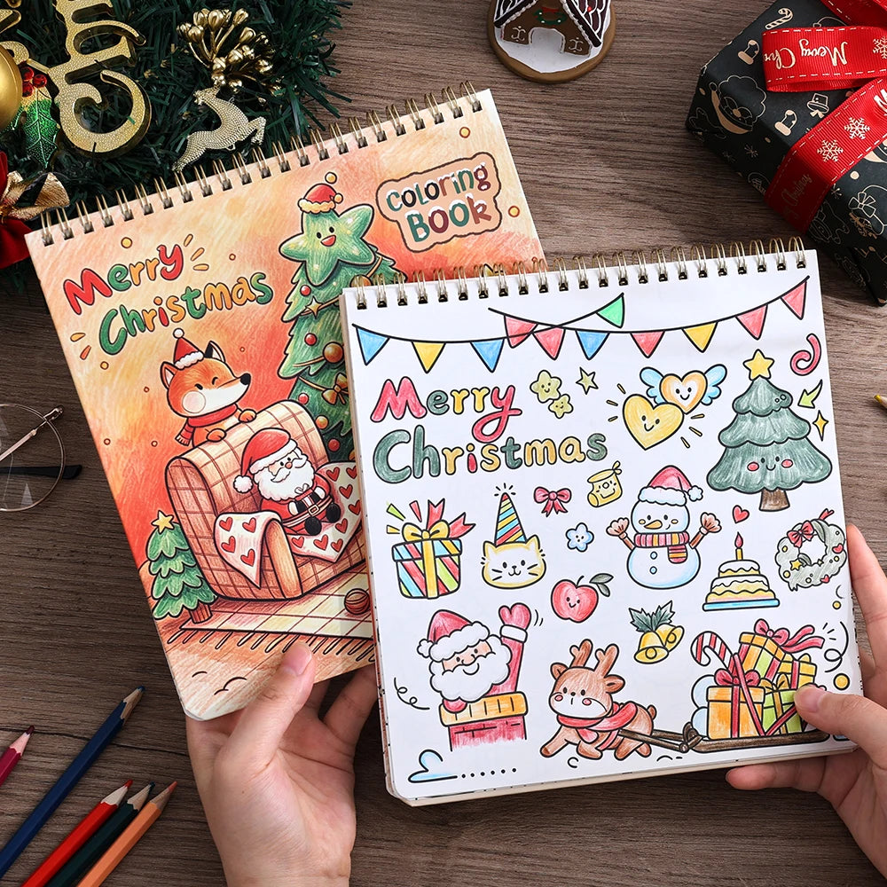Christmas Coloring Book – 30 Pages of Festive Magic for Adults & Teens