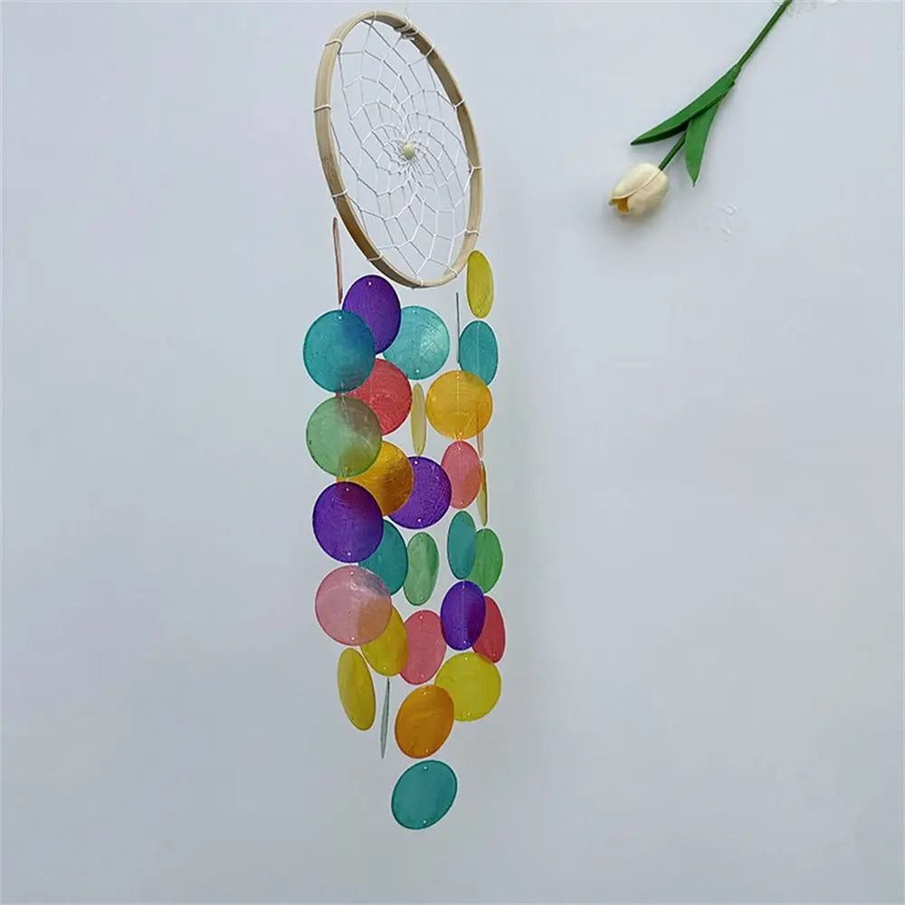 Seashell Wind Chime | Coastal Boho Hanging Decor