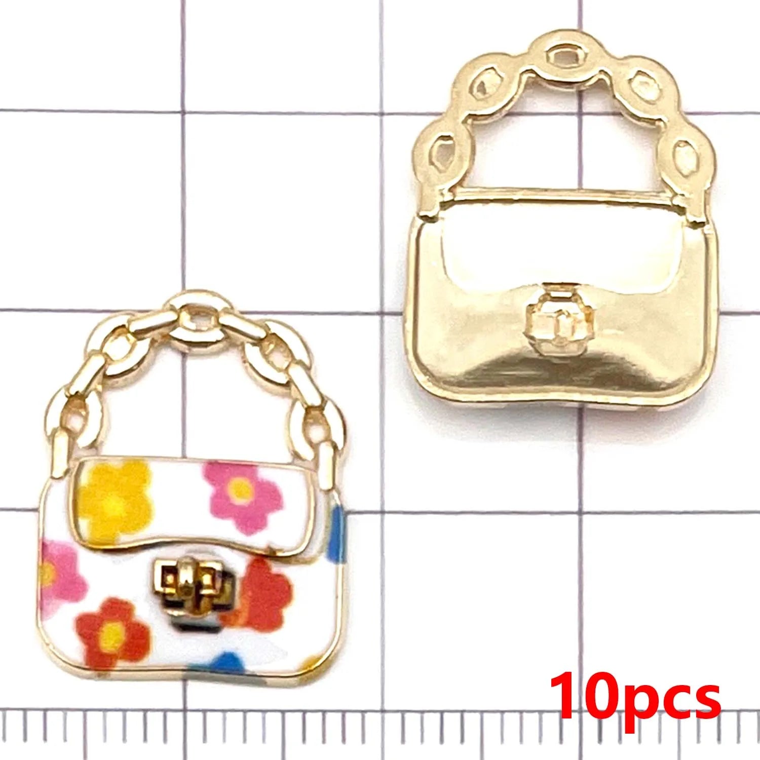 Colorful Alloy Handbag Charms for DIY Jewelry Making – Bracelet, Necklace & Earring Pendants