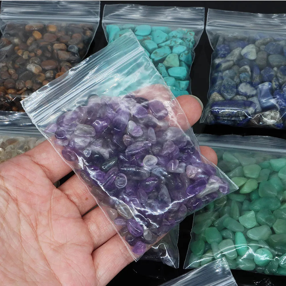 Natural Crystal Chip Stones | Tumbled Healing Crystals & Gemstone Gravel