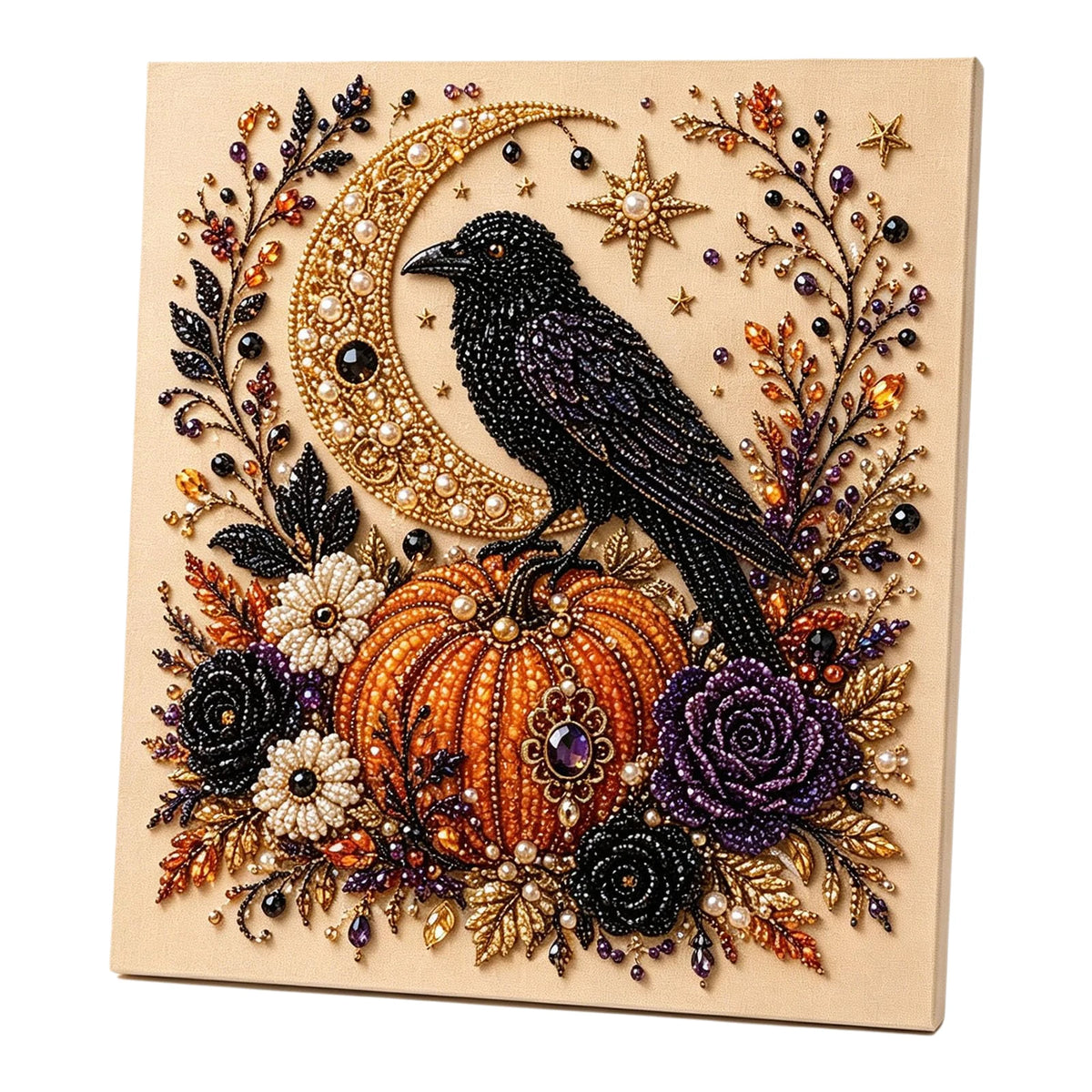 Halloween Pearl Diamond Painting Kit | Framed 20×20cm