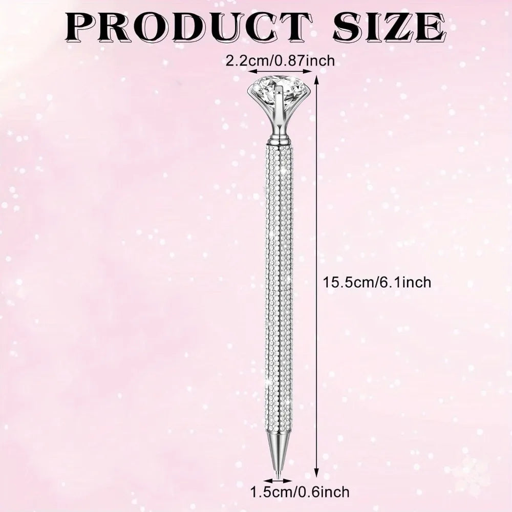Diamond-Style Metal Ballpoint Pens | 2- or 5-Piece Sets