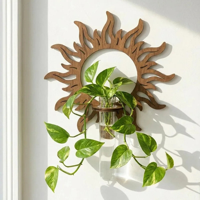 Wooden Wall Propagation Station | Sun, Jellyfish & Lantern