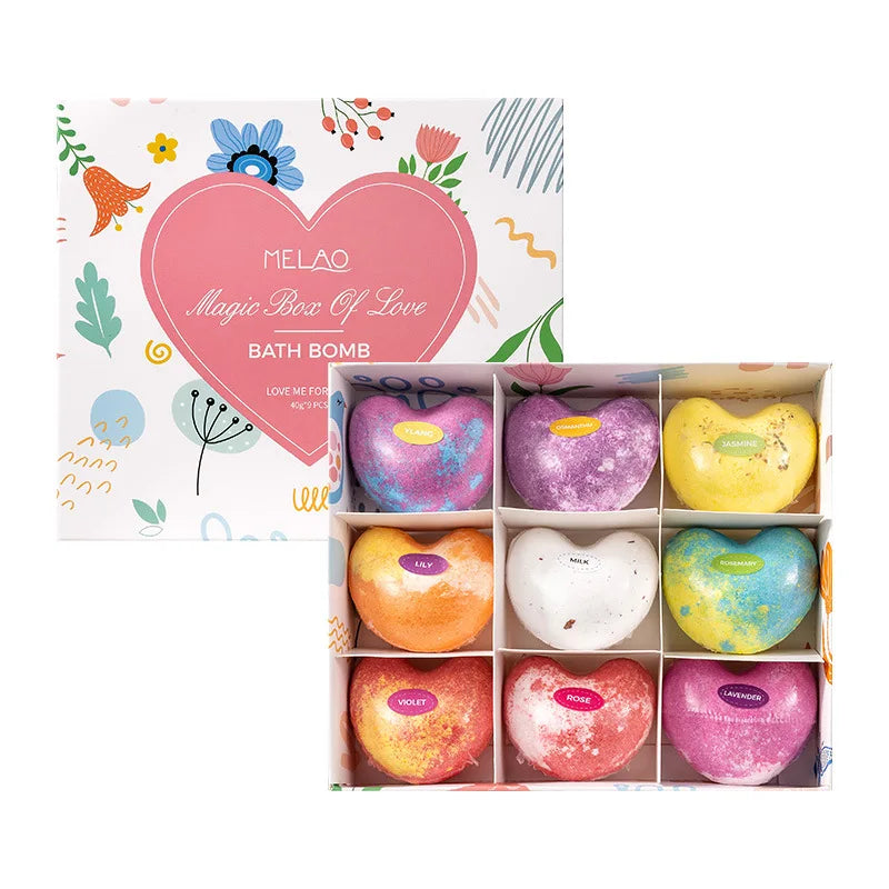 Essential Oil Bath Bomb Set — Relaxing Spa Gift Kit
