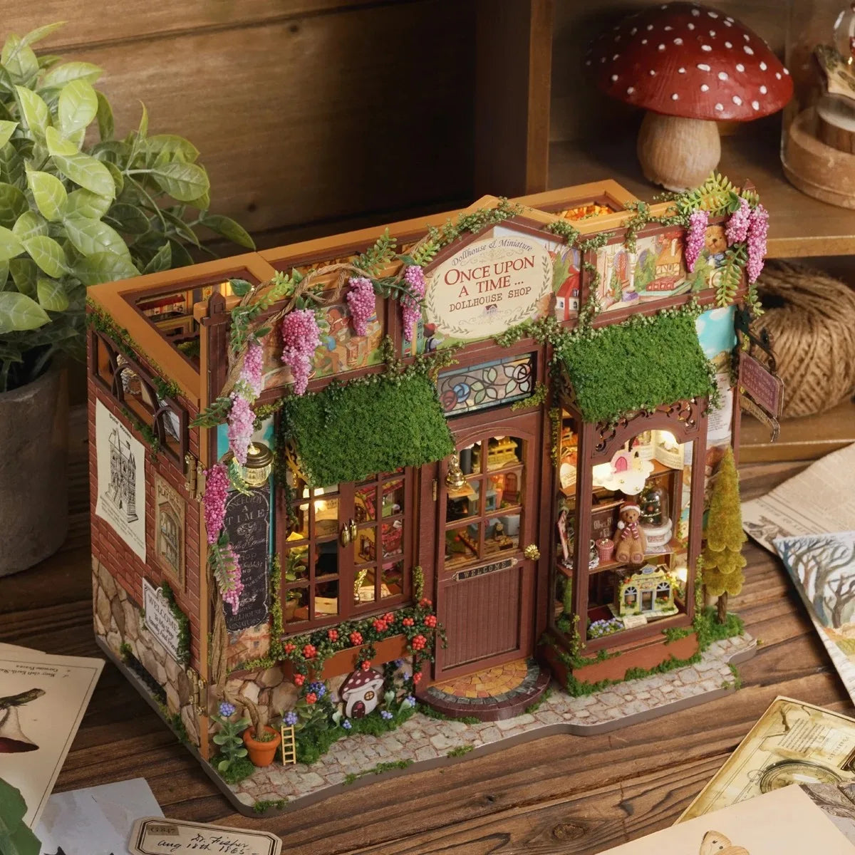 DIY Fairy Tale Wonderhouse – Japanese-Style Miniature Bookend & Home Decor Craft