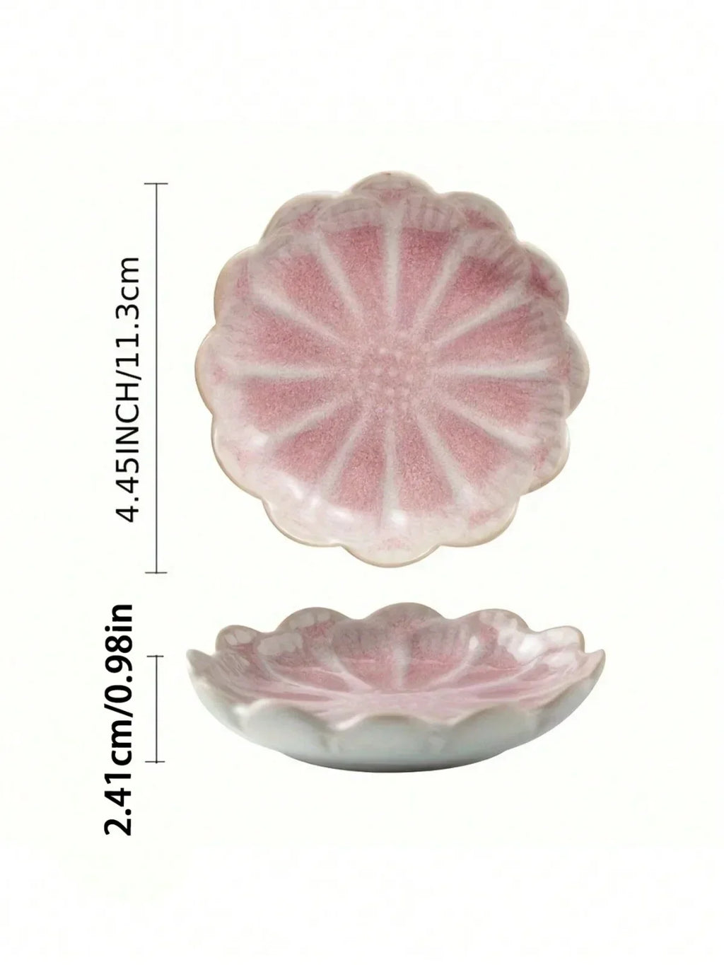 Lotus Leaf Ceramic Jewelry Bowl | Boho Organizer