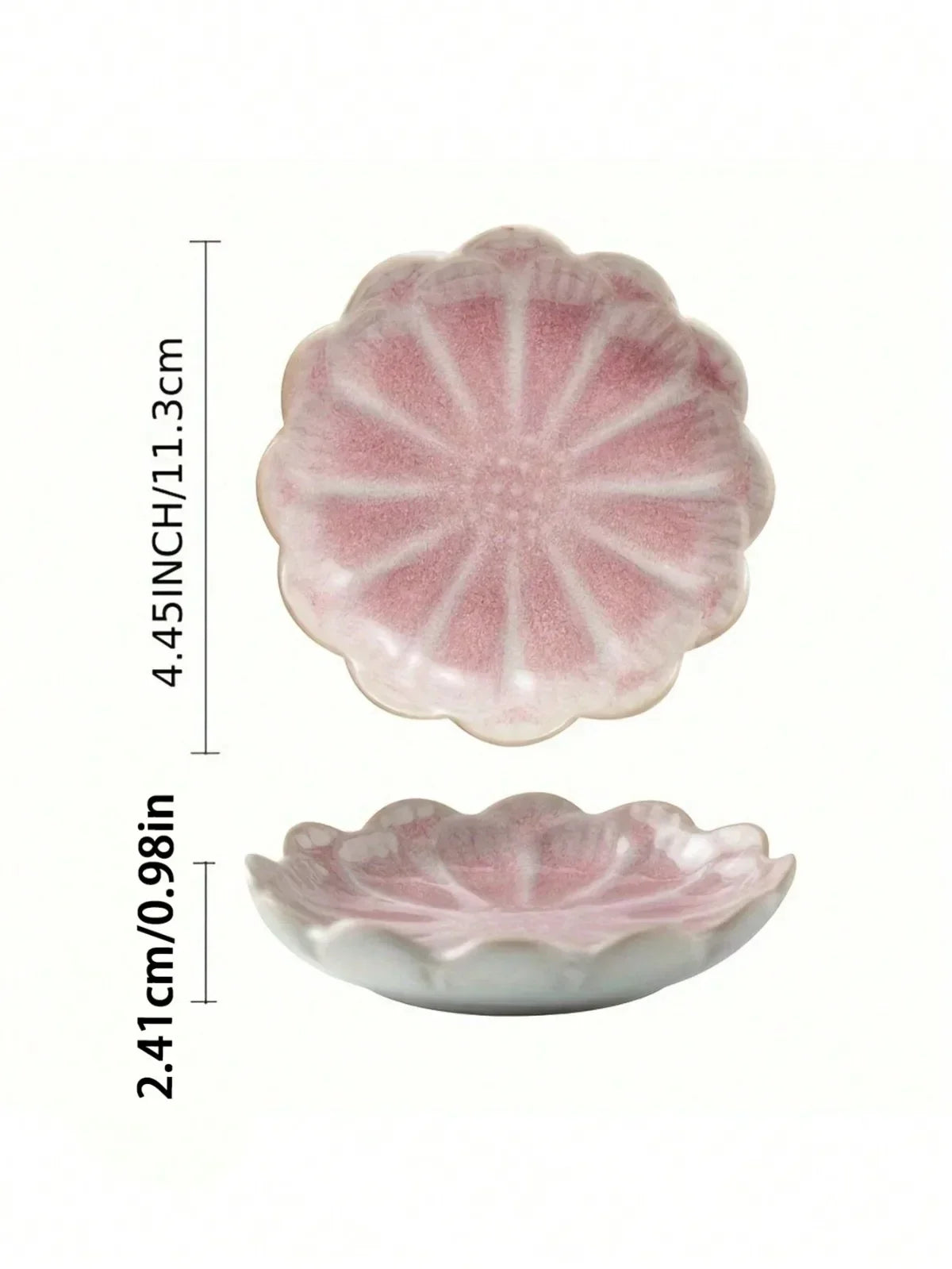 Lotus Leaf Ceramic Jewelry Bowl | Boho Organizer