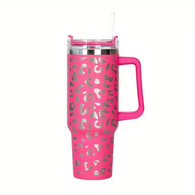 Wild Sip 40 oz Insulated Tumbler with Handle & Straw