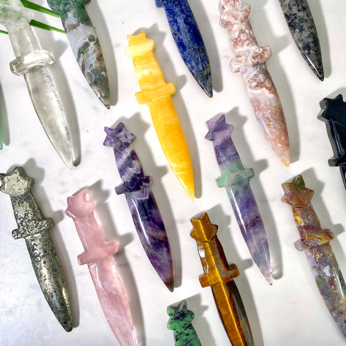 Crystal Knife Carving | Decorative Stone Athame