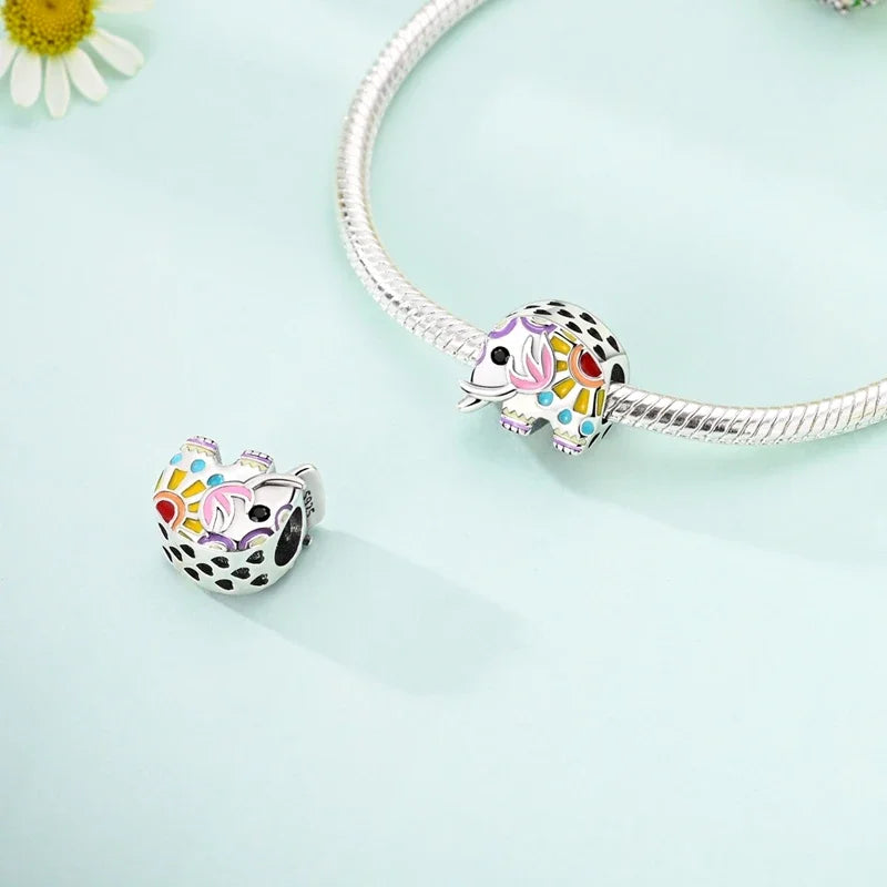 925 Silver Nature & Animal Charms – Butterfly, Floral & Woodland Pendants for Bracelets
