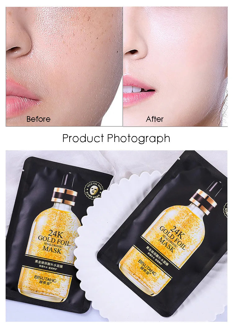 Snail & Hyaluronic Acid Face Sheet Mask – 10pcs | Korean Skincare