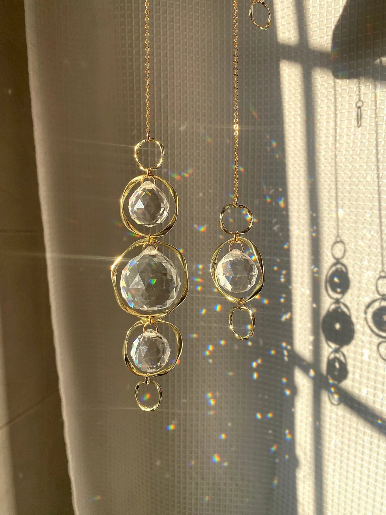 Crystal Ball Prism Suncatcher Hanging Decoration