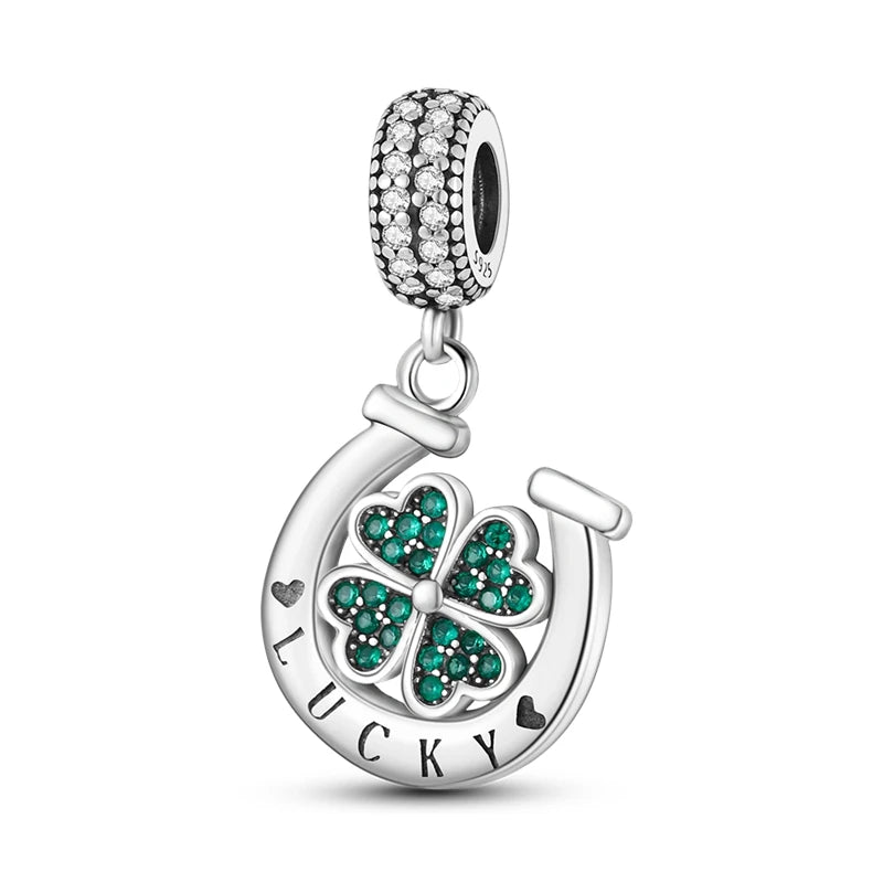 925 Sterling Silver Animal & Floral Charms for Bracelets – Cat, Sunflower & More