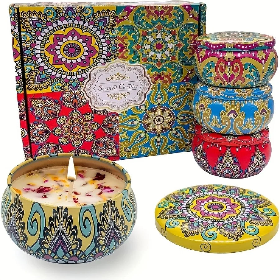 4-Piece Soy Wax Candle Gift Set