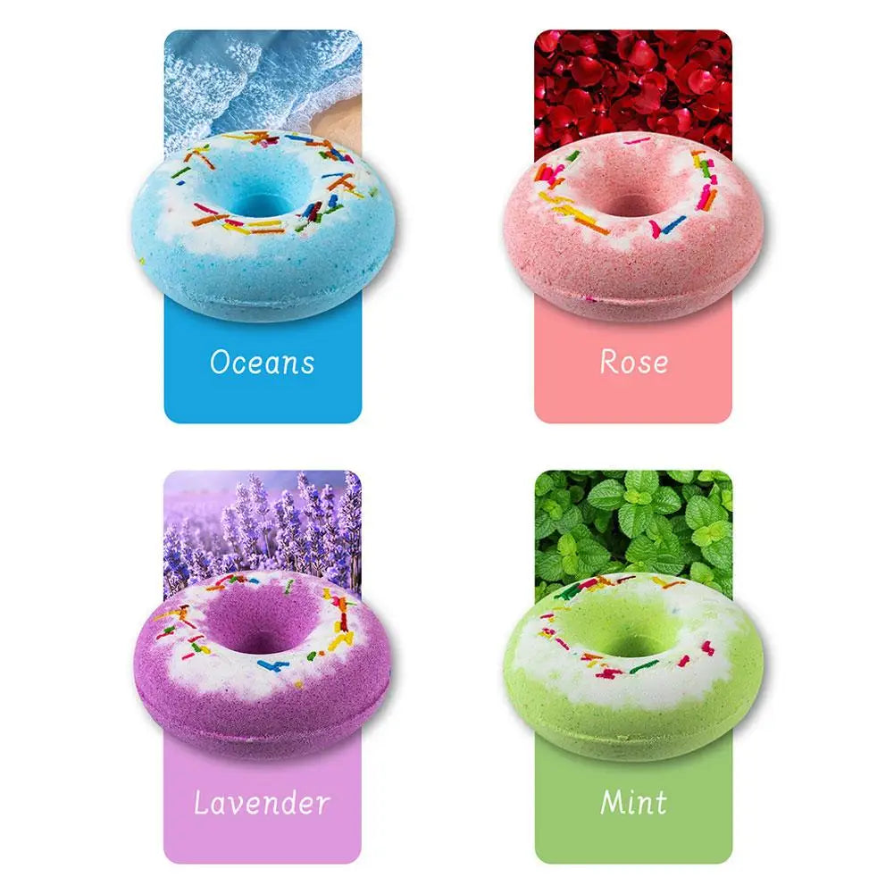 Donut Bath Bombs with Surprise Toys