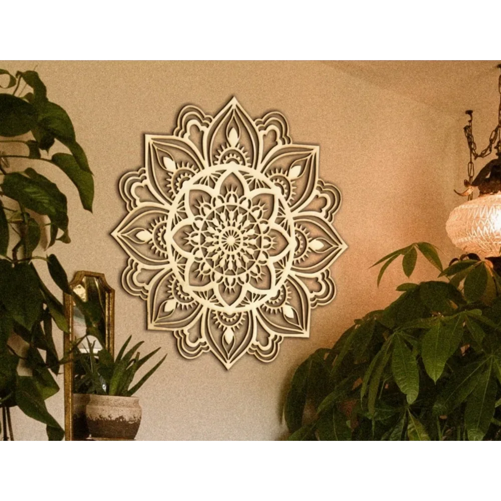 Moroccan-Inspired Mandala Metal Wall Art