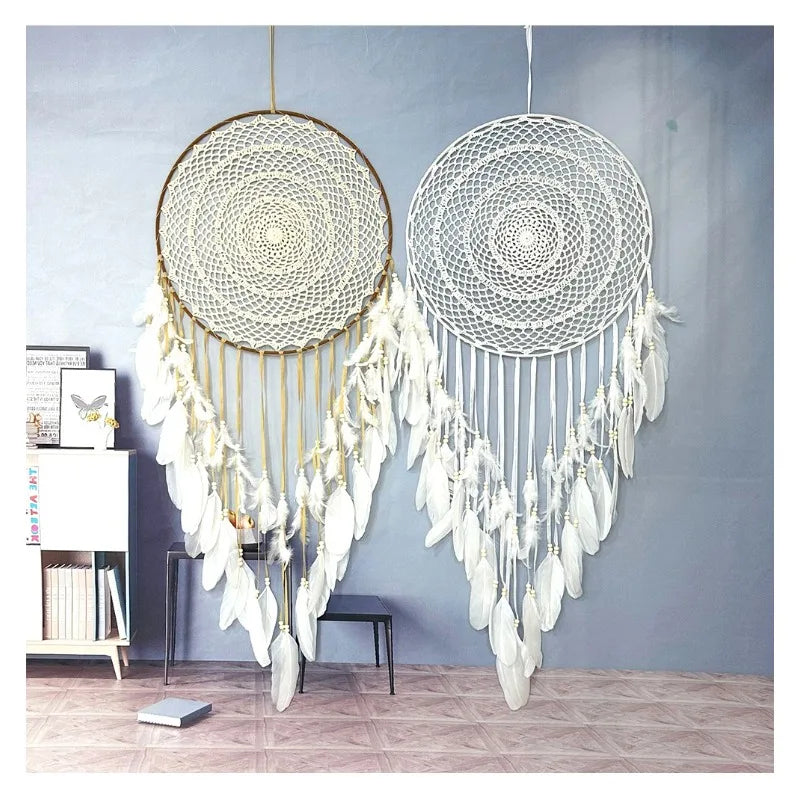 Feather & Reverie Large Boho Dreamcatcher