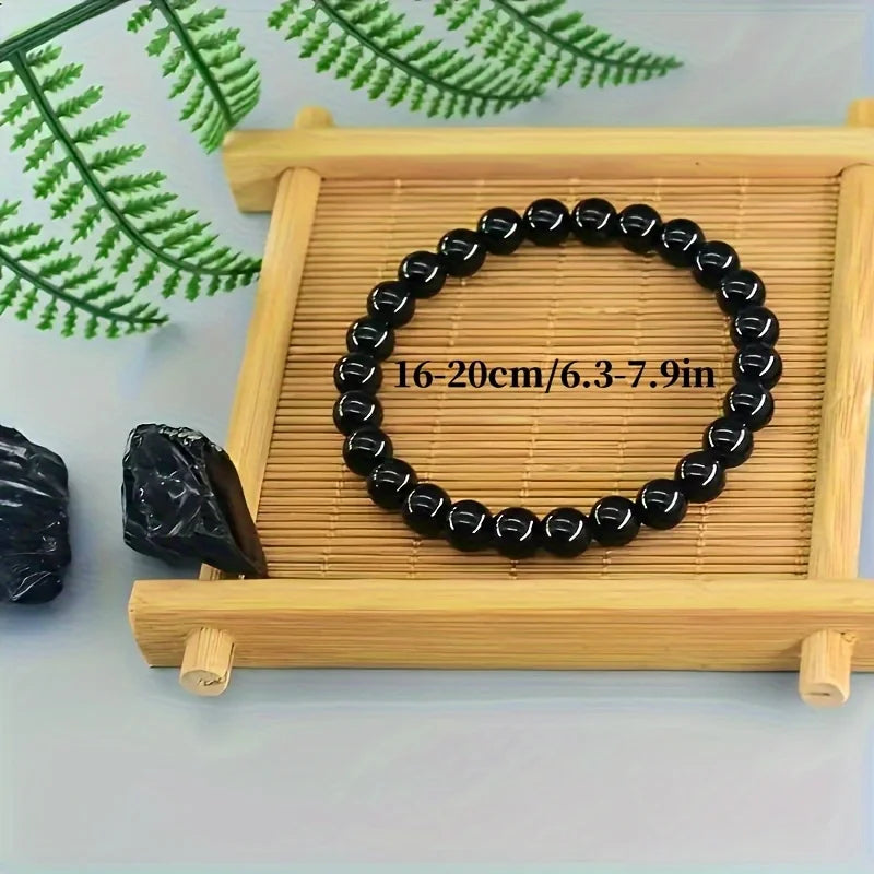 Boho Gemstone Bead Bracelets | Single or 4-Piece Set