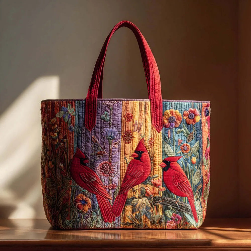 Cat & Floral Canvas Tote Bags | Reusable Shoulder Bags
