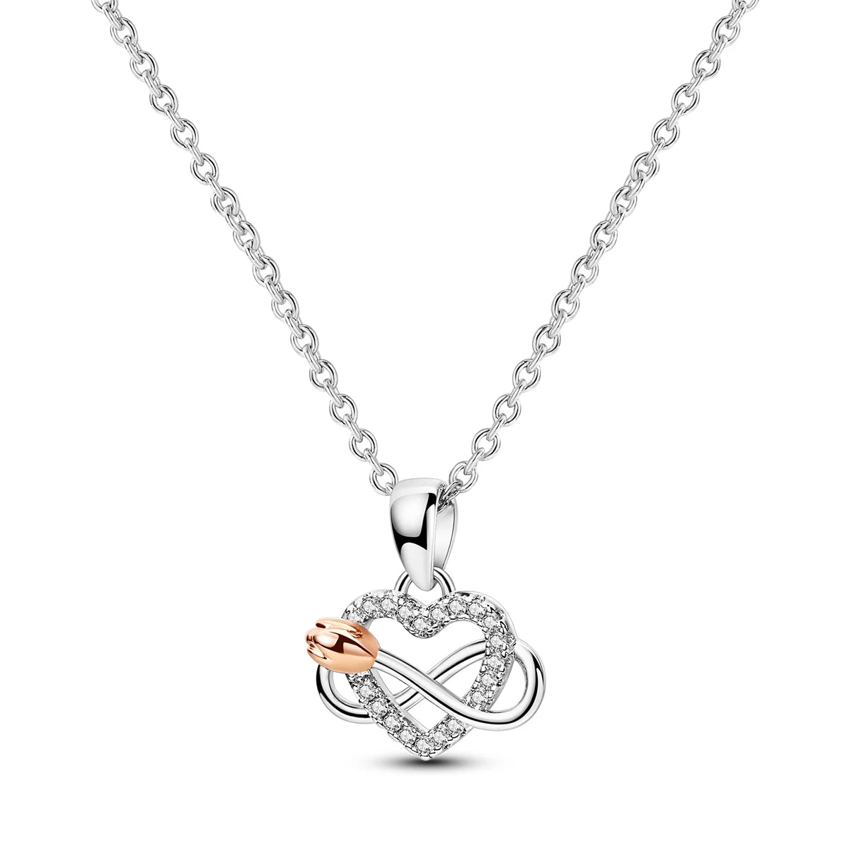 925 Sterling Silver Crystal Pendant Necklace — Minimalist Spiritual Jewelry