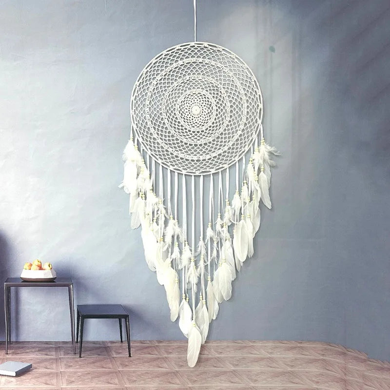 Feather & Reverie Large Boho Dreamcatcher