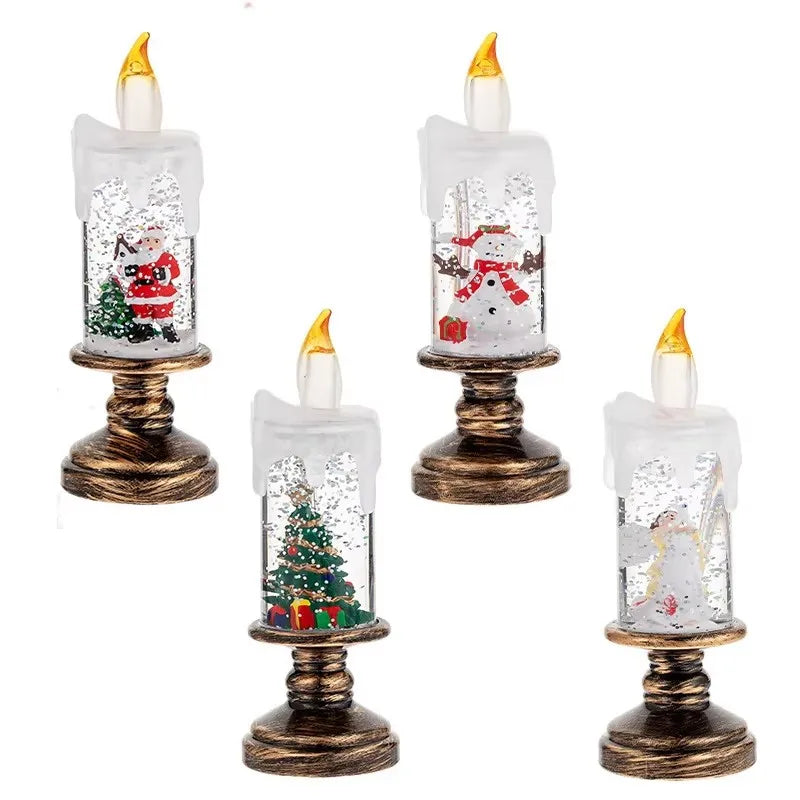 Christmas Snowflake Wind Lamp Decoration