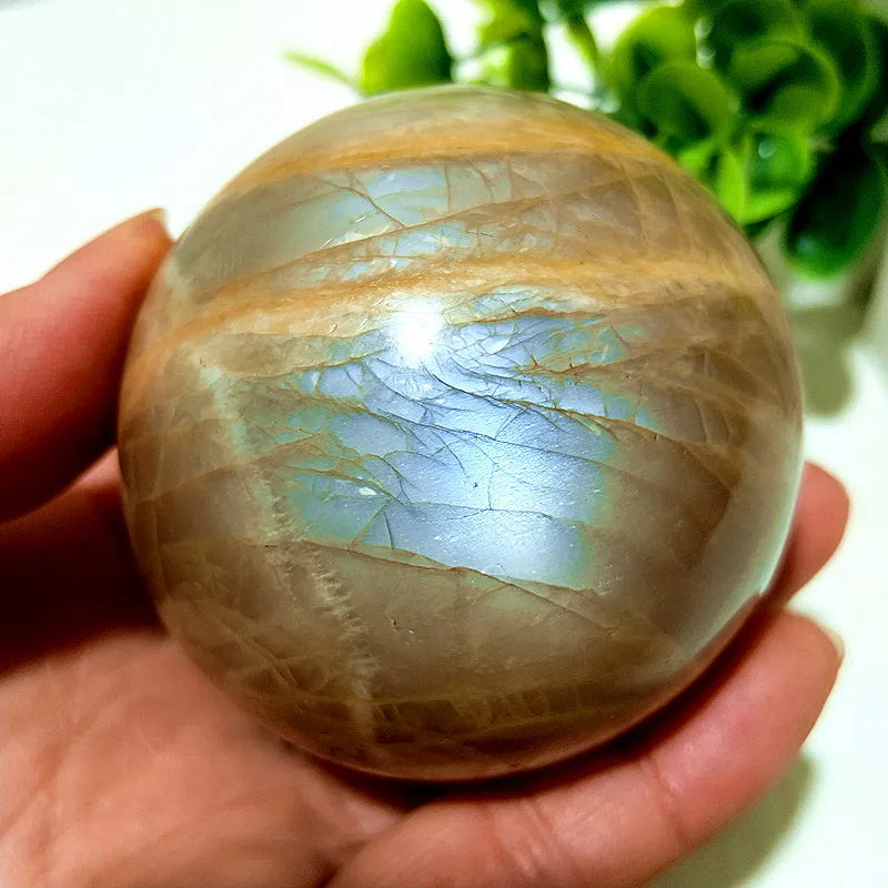 Druzy Agate Crystal Sphere – Natural Geode Décor