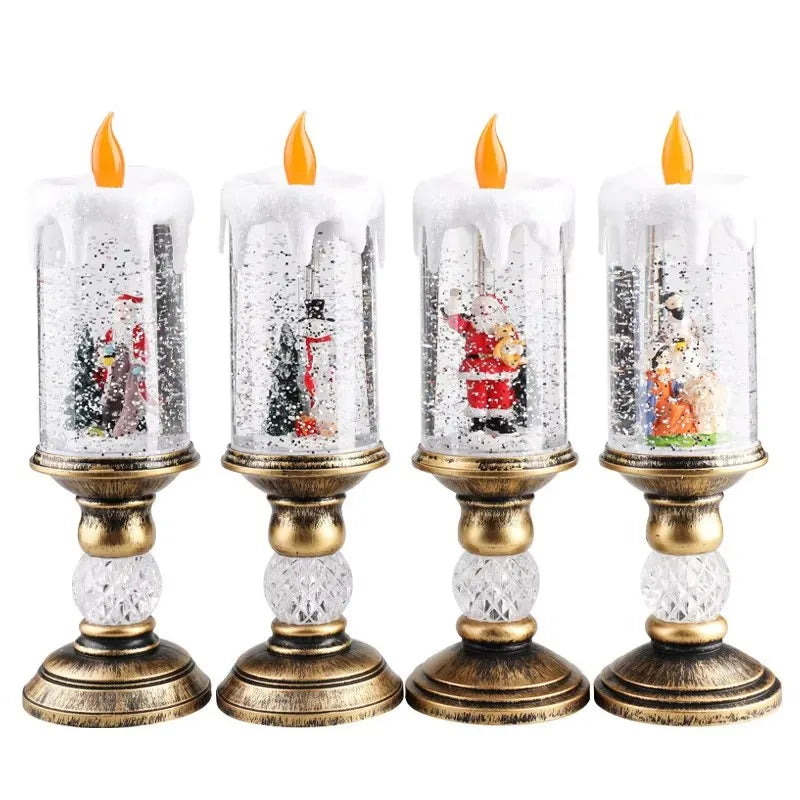 Christmas Snowflake Wind Lamp Decoration