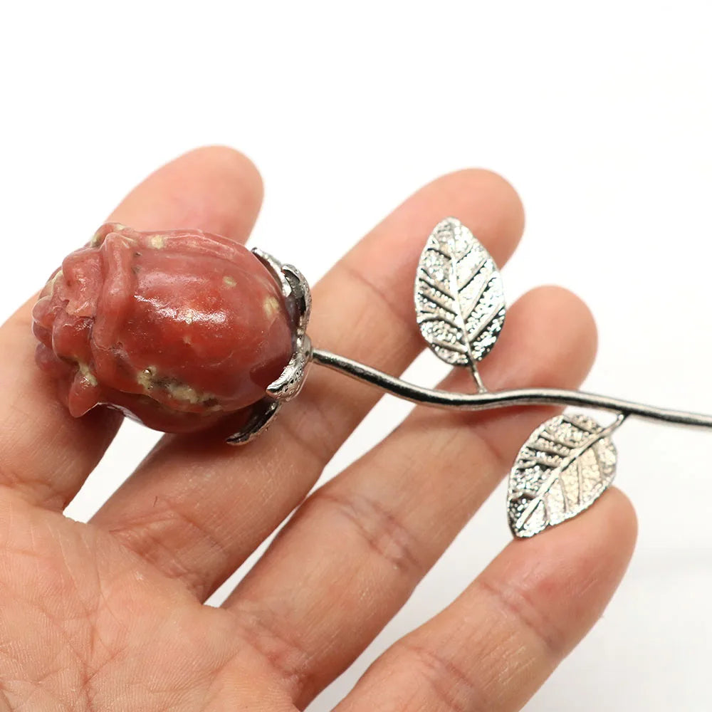 Natural Gemstone Crystal Rose — Bulk Gift Set