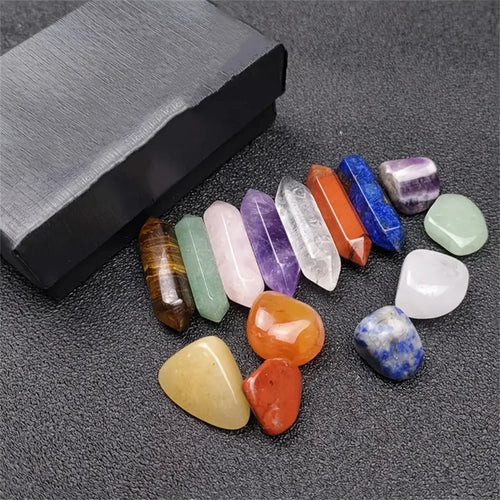 14-Piece Chakra Healing Crystal Set