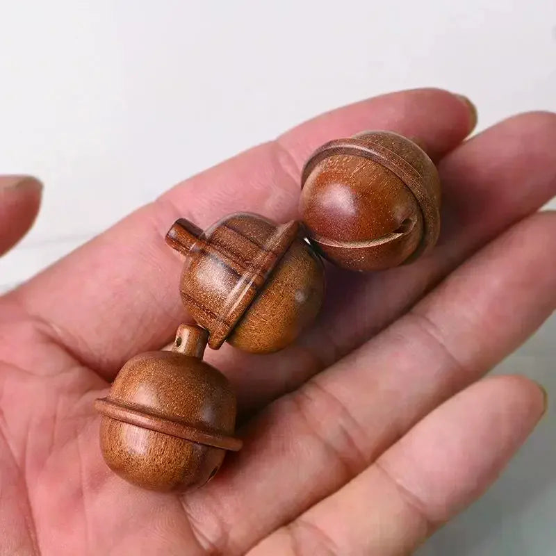 Hollow Carved Wood Aromatherapy Diffuser | Boho Fragrance Decoration