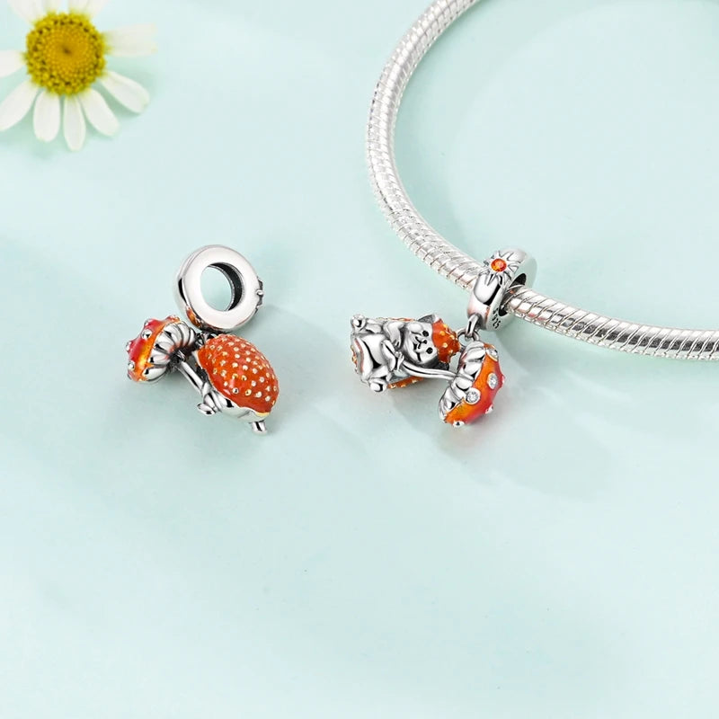 925 Silver Nature & Animal Charms – Butterfly, Floral & Woodland Pendants for Bracelets