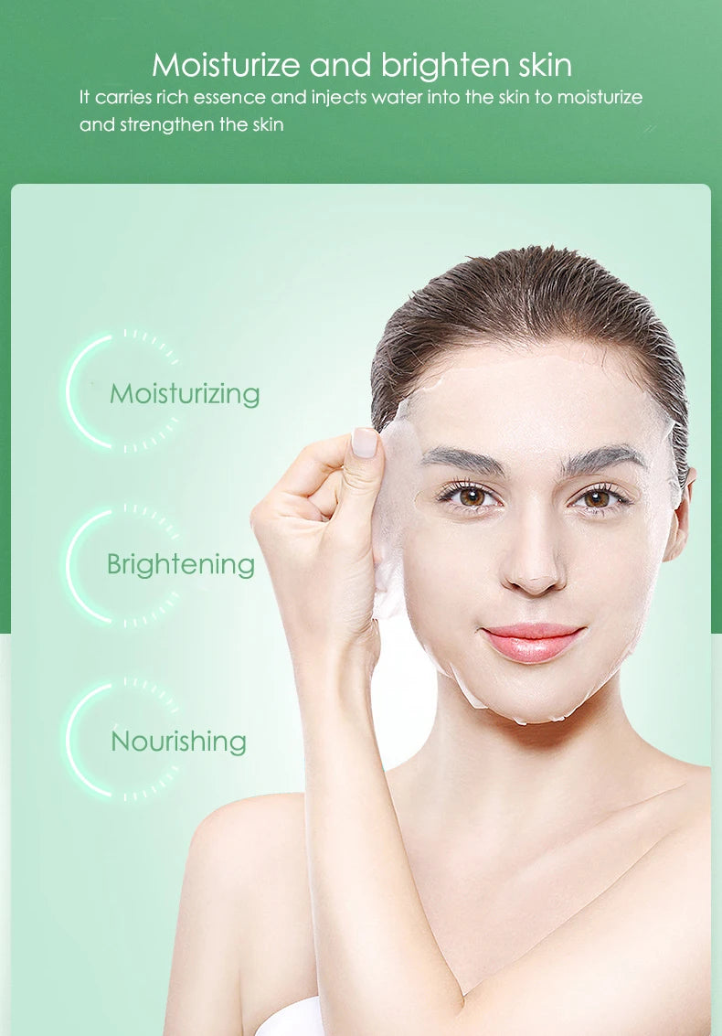 Snail & Hyaluronic Acid Face Sheet Mask – 10pcs | Korean Skincare