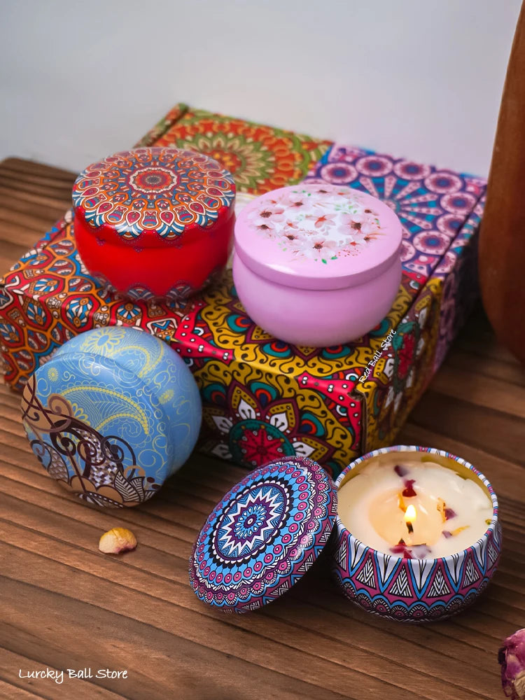 Scented Candle Gift Set — 4 Candles