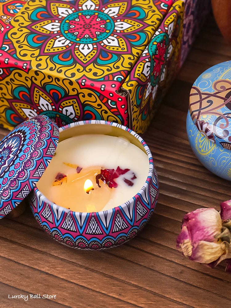Scented Candle Gift Set — 4 Candles