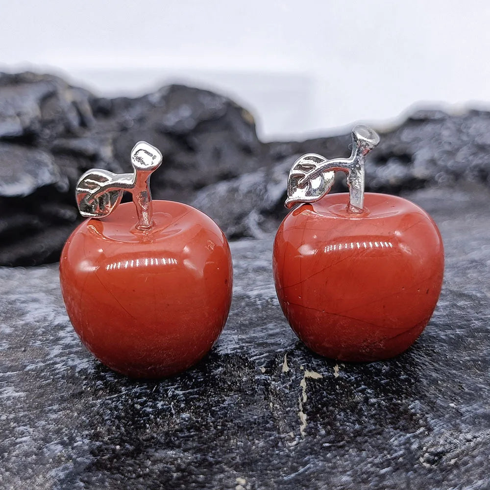Mini Crystal Apple Gift Set | 7-Piece Stone Collection