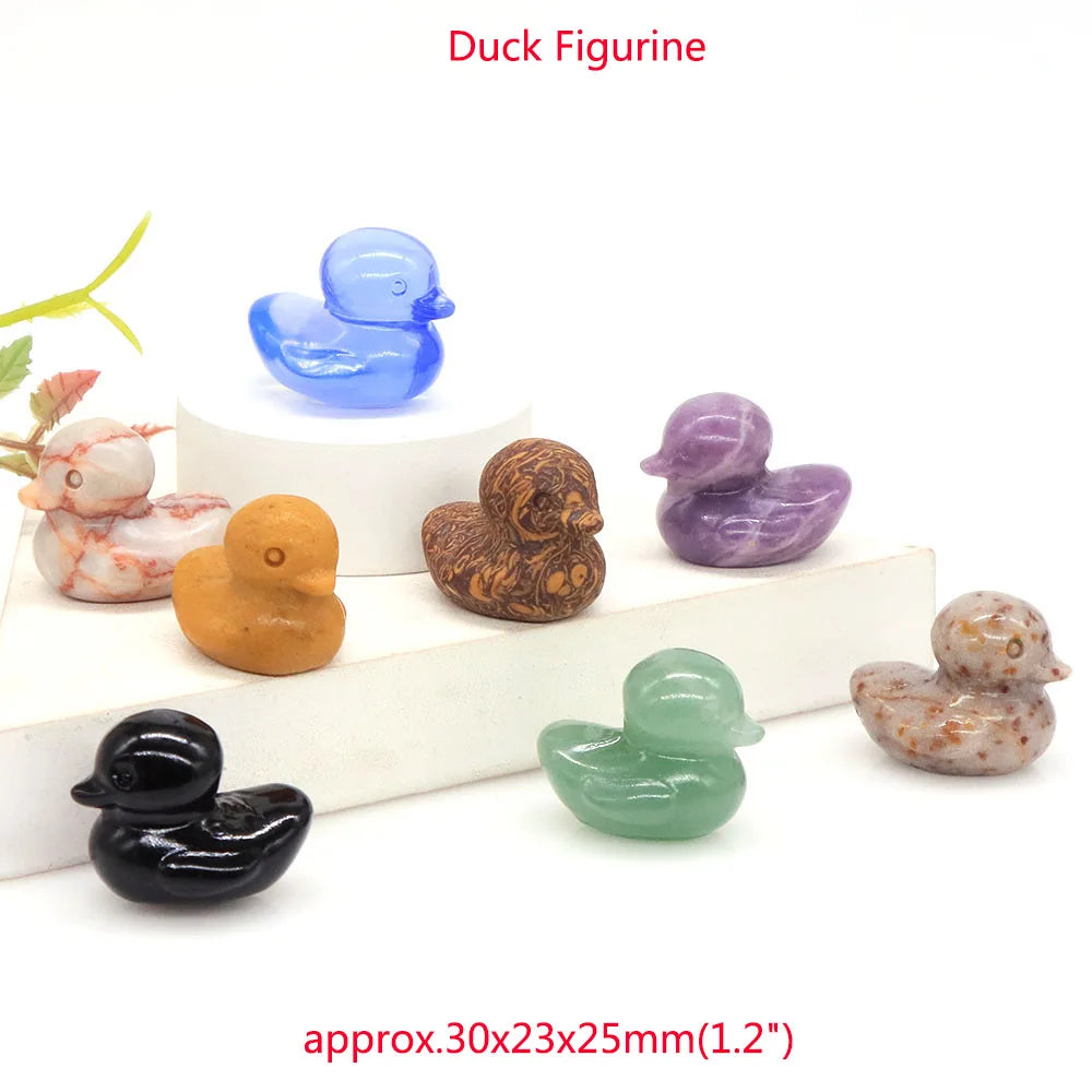 Mini Carved Figurine Collection | Assorted Materials • 1–20 Pieces