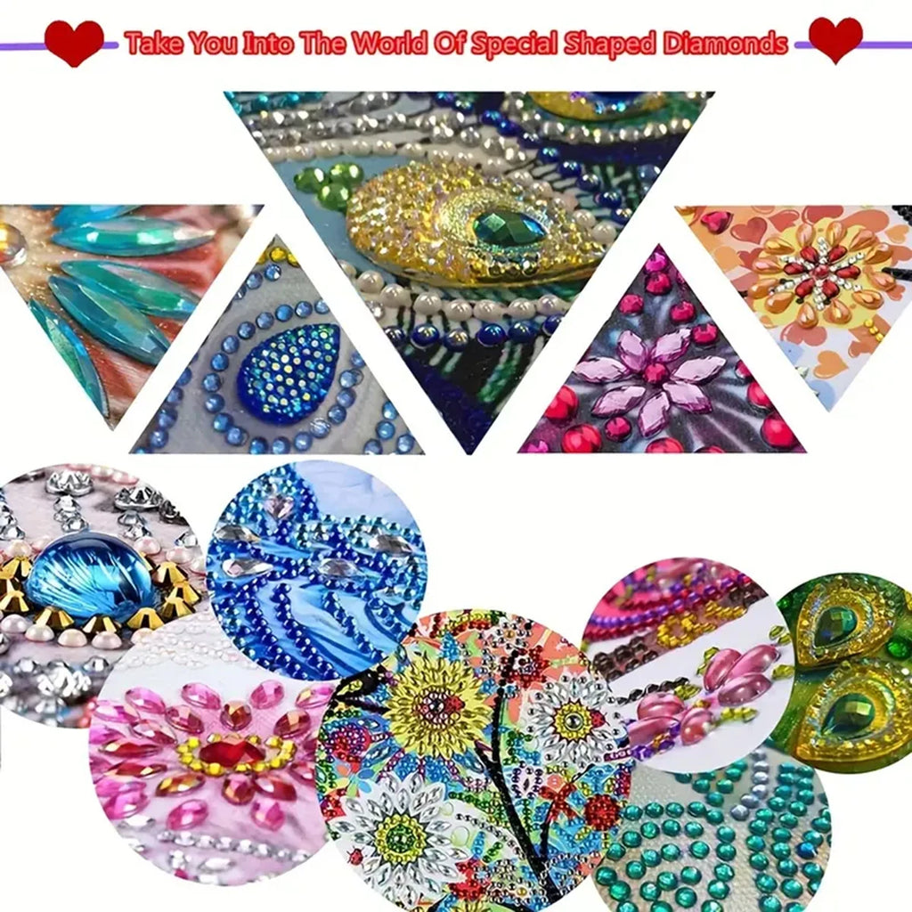Pearl Bird Diamond Painting Kit | Mixed-Shape Resin Diamonds