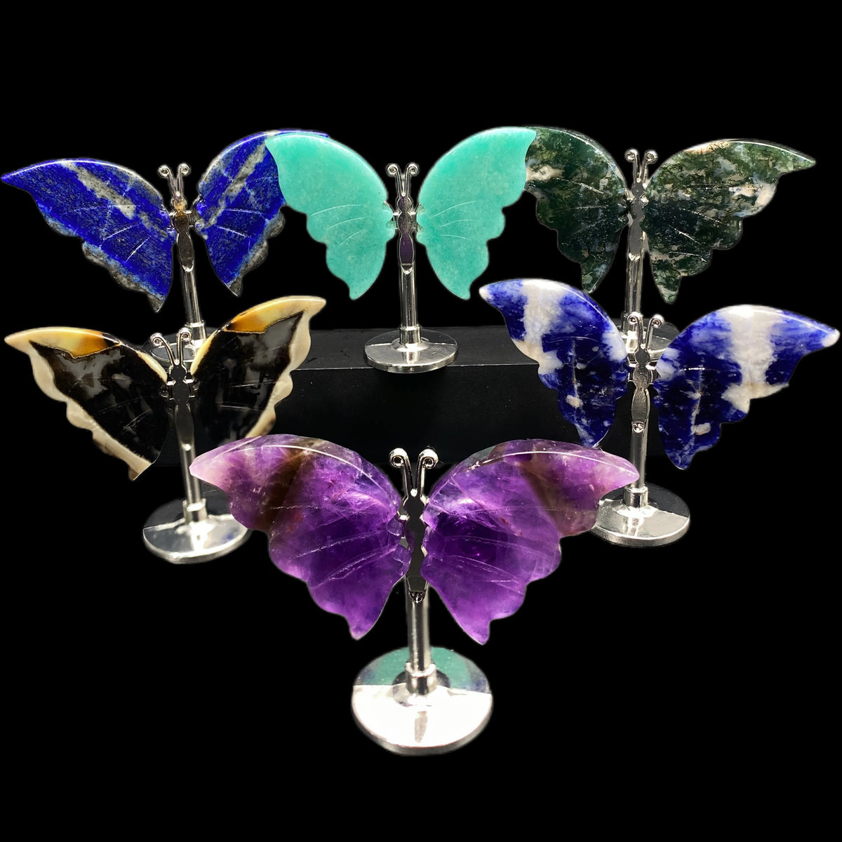 Natural Crystal Butterfly Figurine