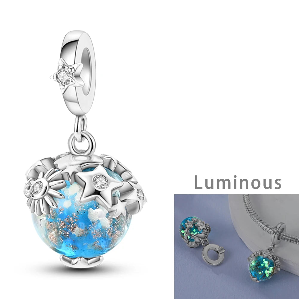 925 Sterling Silver Animal & Floral Charms for Bracelets – Cat, Sunflower & More