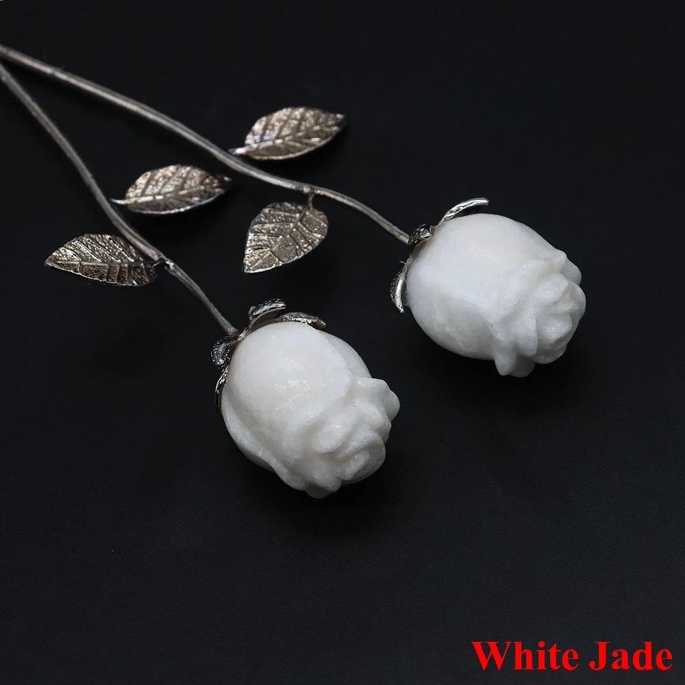 Natural Gemstone Crystal Rose — Bulk Gift Set