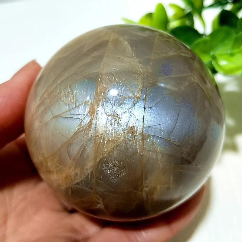 Druzy Agate Crystal Sphere – Natural Geode Décor