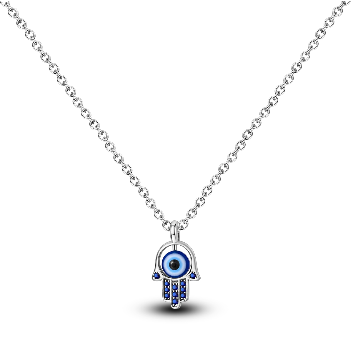 925 Sterling Silver Crystal Pendant Necklace — Minimalist Spiritual Jewelry