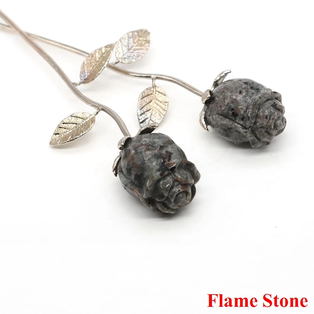 Natural Gemstone Crystal Rose — Bulk Gift Set