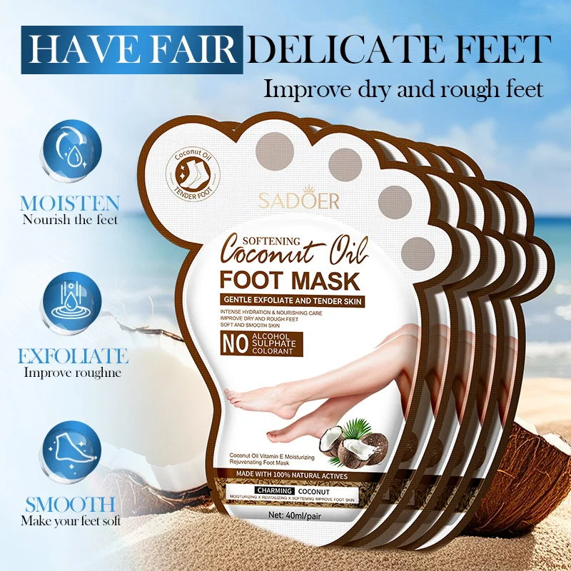 Coconut Foot Moisturizing & Peeling Mask