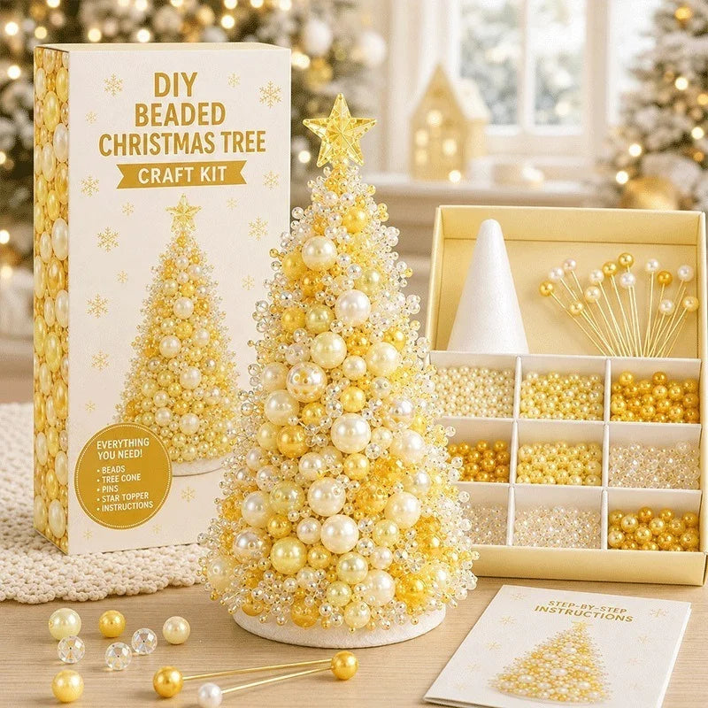 DIY Beaded Holiday Tree Kit | Christmas & Halloween Styles