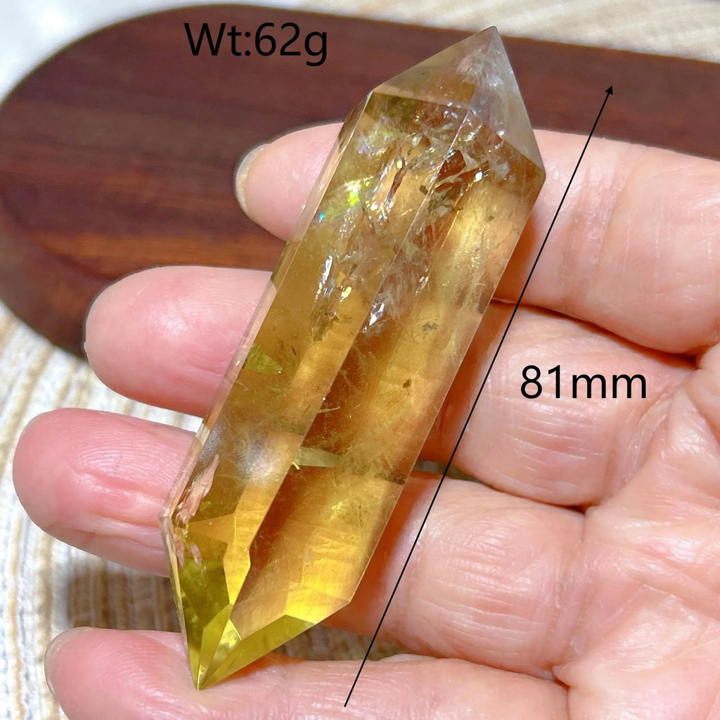 Smoky Citrine Double Tower Crystal