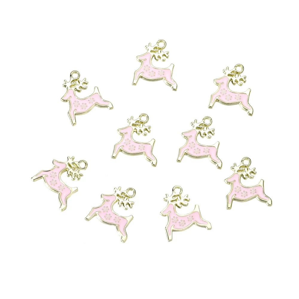 Mixed Colorful Enamel Charms – 10pcs DIY Bracelet & Necklace Pendants