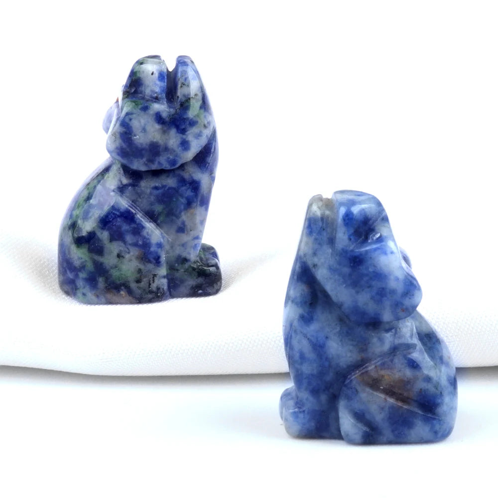 Mini Carved Dog Figurine | Tiny Puppy Keepsake